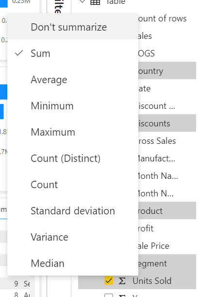 Switching Summarize Metrics